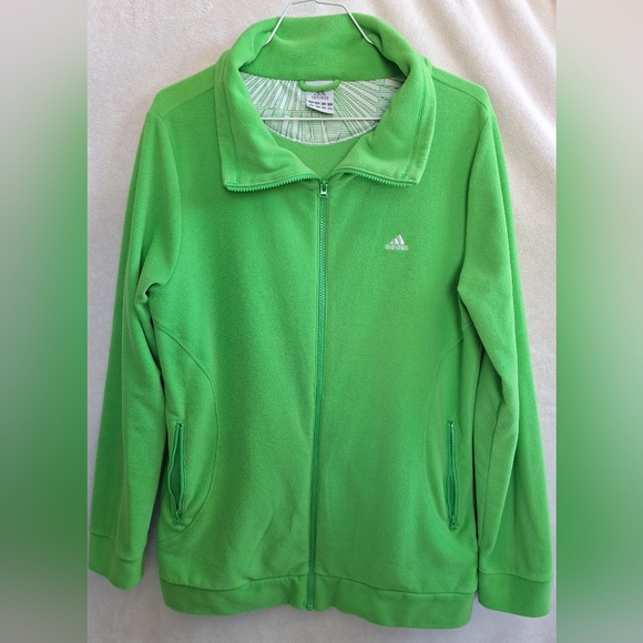 adidas Jackets & Blazers - Women's Adidas Green Full Zipper Outdoor Jacket